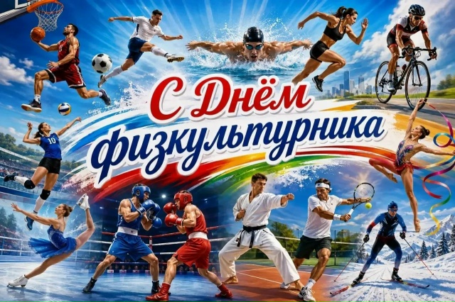 Поздравление с Днём физкультурника