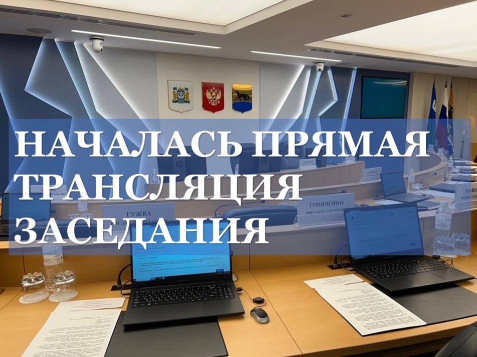 Началась прямая трансляция заседания